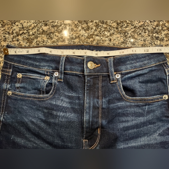 American Eagle slim straight crop Size 6 short Jean's - Picture 7 of 8
